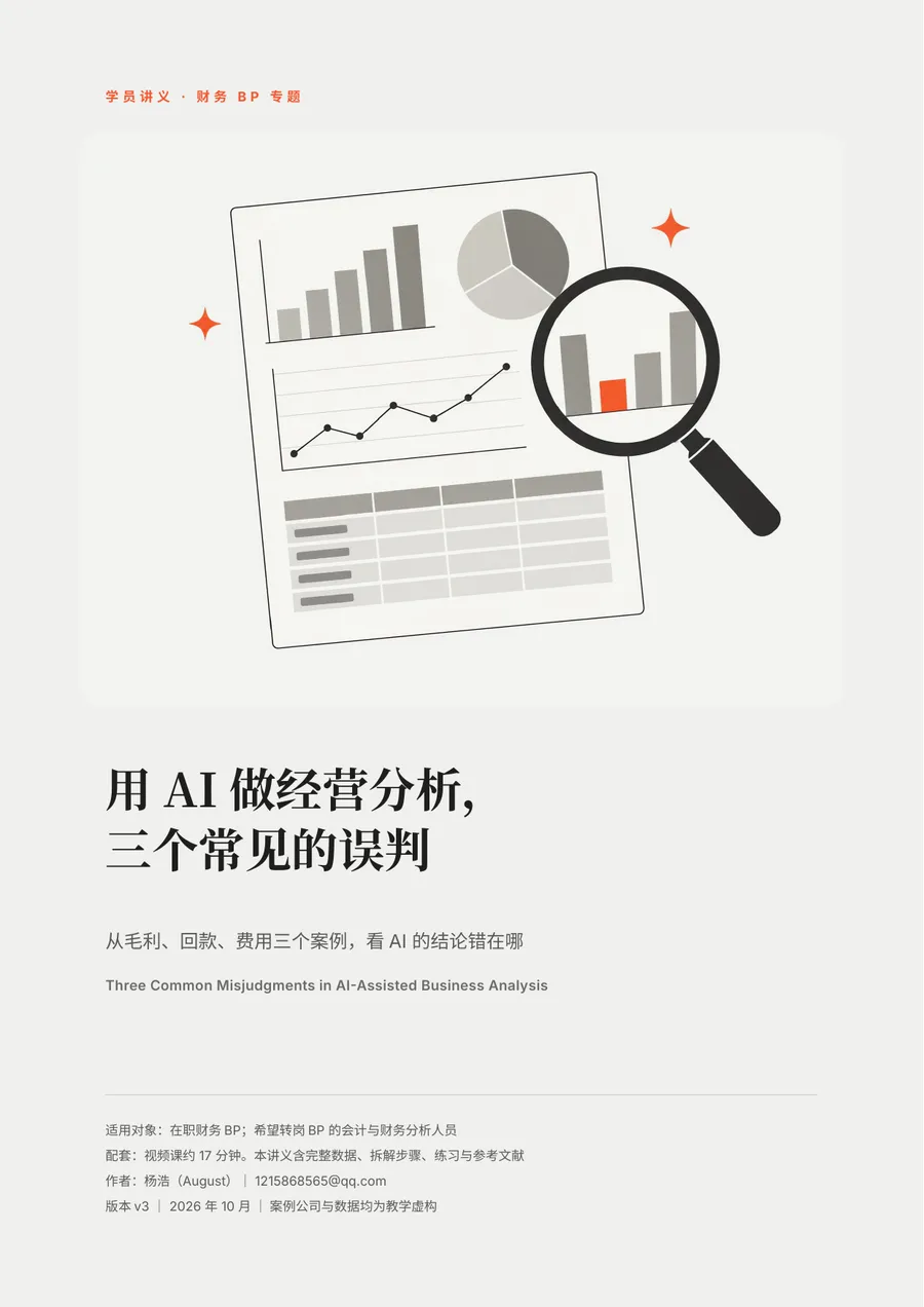 课程讲义封面